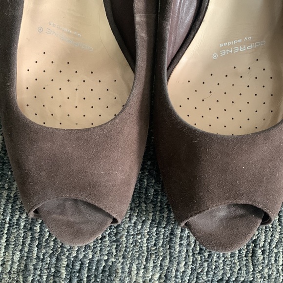 Rockport Adiprene by Adidas Womens Suede Leather Open Toe Platform Heels - Picture 3 of 8